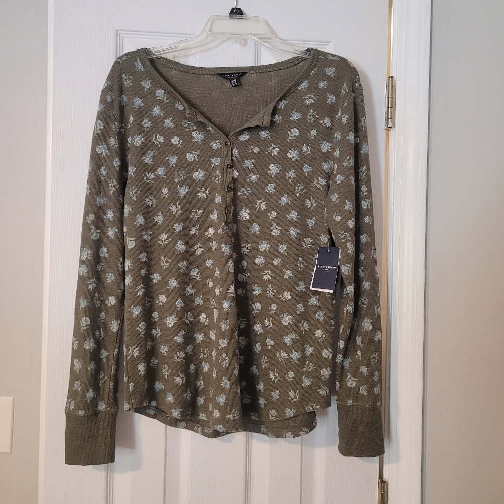 Lucky Brand thin flannel shirt